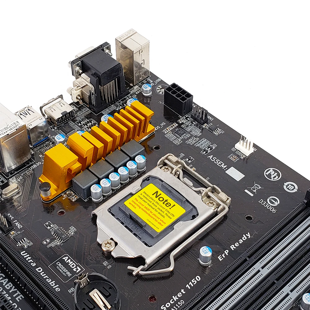 Gigabyte GA-H97M-D3H настольная материнская плата H97M-D3H H97 LGA 1150 DDR3 32G SATA3 USB3.0 HDMI VGA DVI Micro-ATX б/у материнская плата