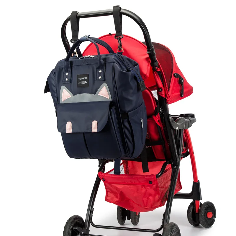 

Maternal Big Nappy Hanging Baby Travel Handbag Mammy Wet Dry Bag 2019 Multifunction High capacity Fashion Cartoon Insulation