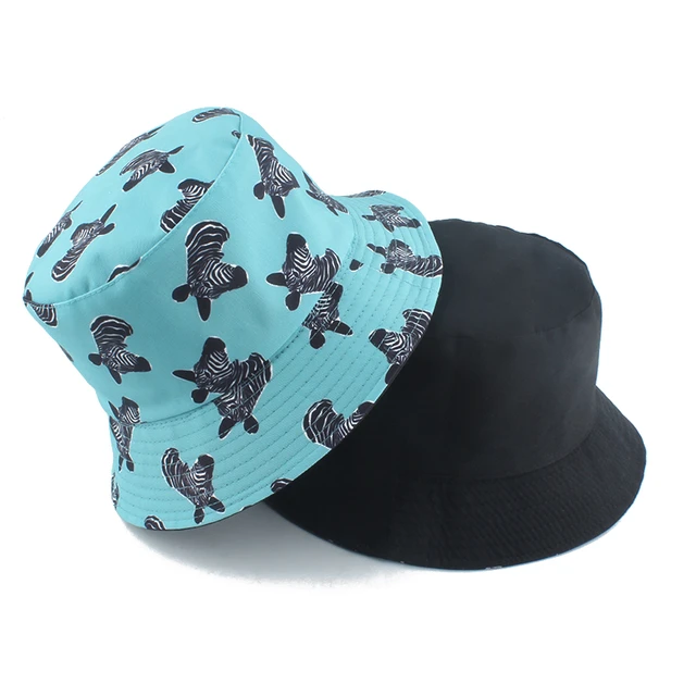 Animal Zebra Print Bucket Hat Women Summer Beach Fishing Sun Hats For Men  Hip Hop Gorro Bucket Cap Bob Luxury Hat - AliExpress