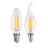 High Brightness E14 COB LED Candle Lamp C35 C35L 4w 8w 12w LED Filament Bulb light AC 220v 230v Crystal chandelier light source ► Photo 1/6
