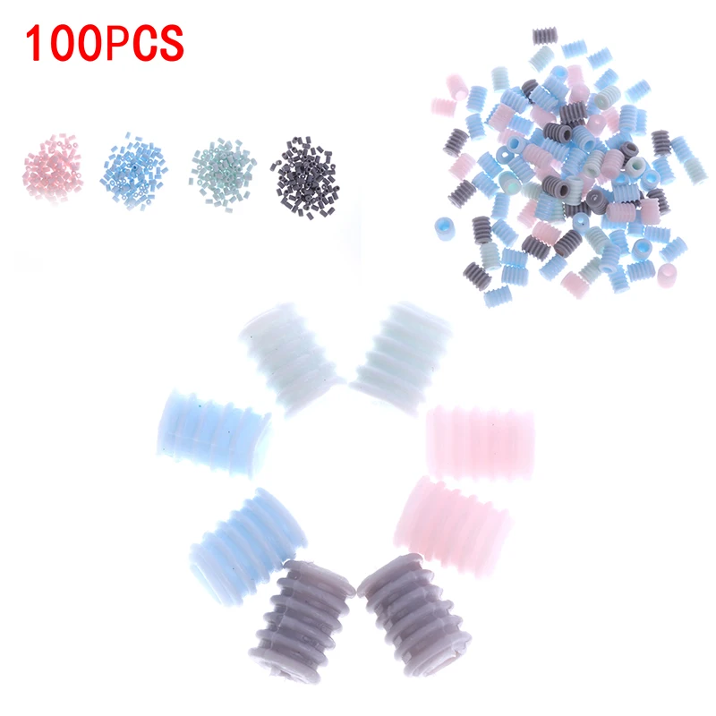 100pcs Silicone Cord Locks Mask Buckle Mouth Mask Band Elastic Band Adjustable Buckle Cord Non Slip Stopper button For kid adult