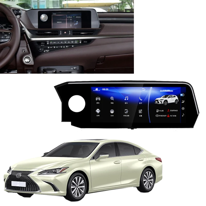 LiisLee Car Multimedia Player GPS Audio Radio For Lexus ES ES 300h ES 350 ES 200 ES 250 XZ10 2018~2020 Android upgrade NAVI