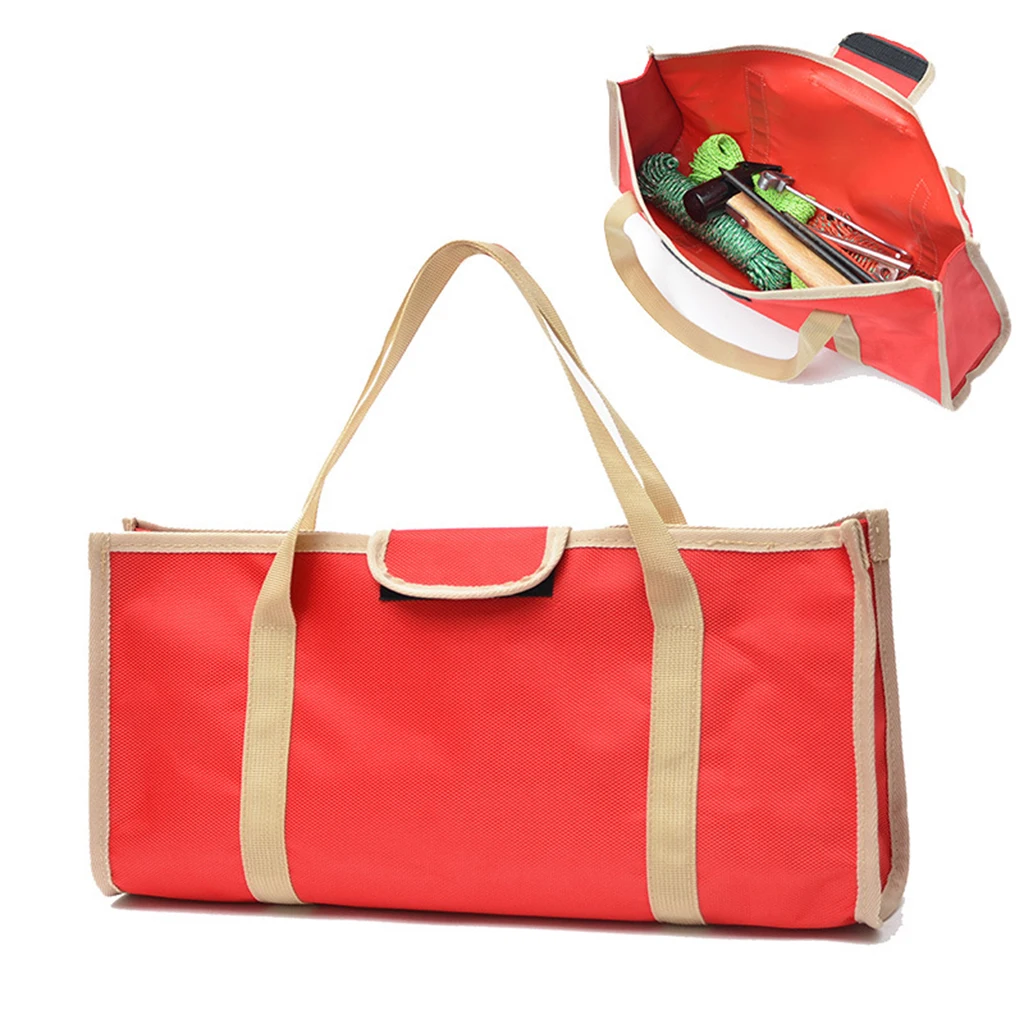 Outdoor Camping Tent Peg Accessories Storage Case Hammer Organize Tote Bag