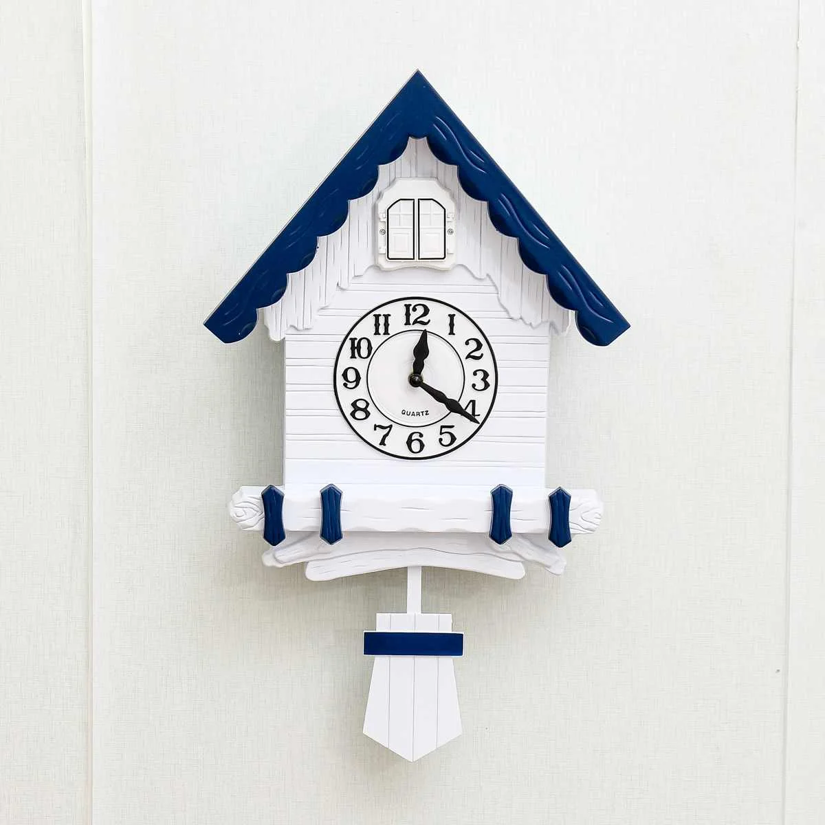 

Plastic Cuckoo Quartz Wall Clock Modern Bird Home Living Room Hanging Watch Timer Horologe Wall Clock Home Decoration 3 Colors