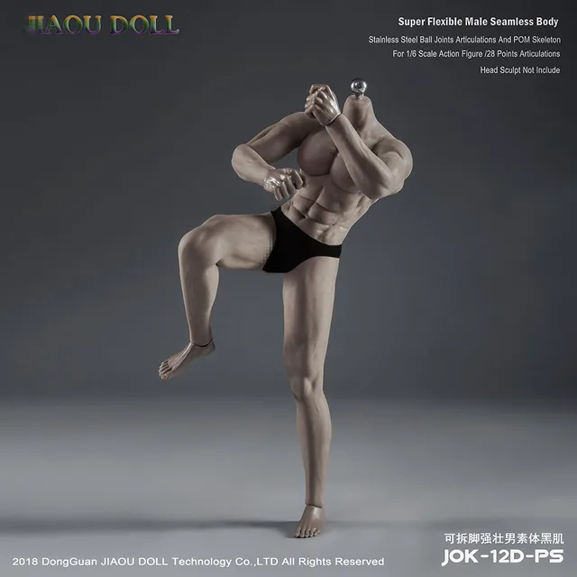1/6 Jiaou Doll Jok-17a 30cm Detachable Foot Lean Slender Male Seamless  Flexible Body Action Figure Doll Model - Action Figures - AliExpress