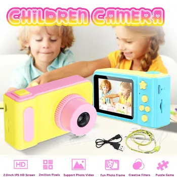 

1080P HD LCD Mini Digital Children Camera Kids Toys Camcorder Mini DV Projection Camere Gift for Children