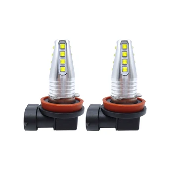 

2x H8 H11 H9 White Led Fog Lamp Bulb Auto Car Motor Truck LED Bulbs Driving Lights Daytime Running Light DRL Lamp 12V 24V
