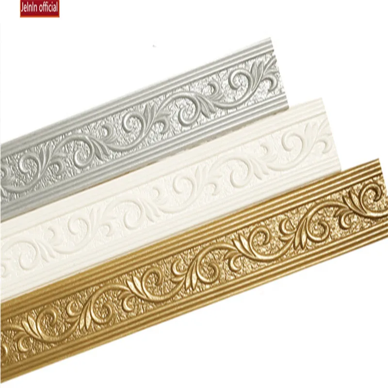 

Self-adhesive 3d foam wall stickers waist line ceiling line tide tide skirting stickers background wall border wall stickers