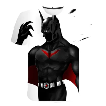 

3D Cool Fashion Movie Superman Men's T-shirt 2020 Summer DC Anime Batman Street Tops O-Neck Casual Hot tshirts