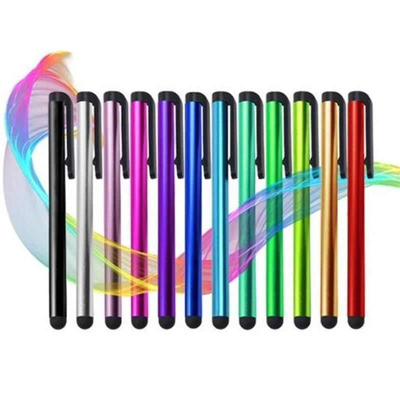 10Pcs Mini Universal Metal Stylus Touch Pen For Android iPad Phone Pen Tablet PC 