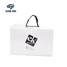 100 шт./лот, черные гофрированные коробки для обуви с принтом логотипа, складные коробки для почтовых отправлений, женские и мужские коробки для обуви