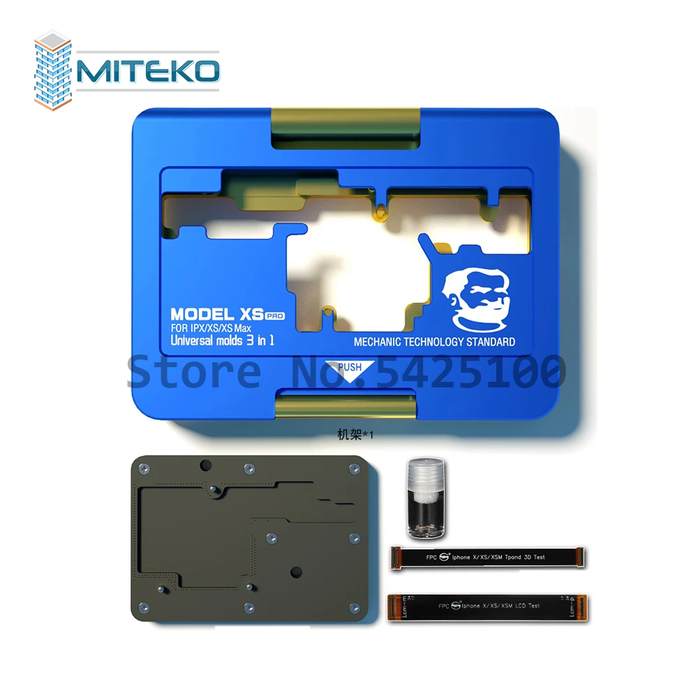 Universal Molds 3 IN 1 Motherboard Test Fixture Mechanic Layered Fixture Test Jig for iPhone X XS MAX Repair Welding Tool Kit