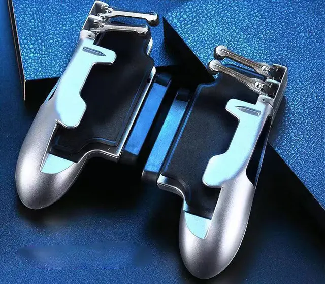 Ipad L1r1 射撃ボタン 照準ボタン Pubgトリガー用の6本指ゲームパッド Aliexpress 家電製品