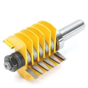 

1Pc Lock Miter Router Bit 1/2 Inch Shank Woodworking Tenon Milling Cutter Tool Drilling Milling For Wood Carbide Alloy