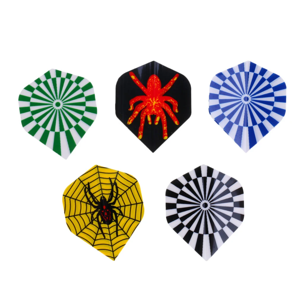 60 Pieces Standard Assorted Color Dart Flights With 100 Pieces Dart Gaskets Shaft Stems O-Rings Grommet Washer