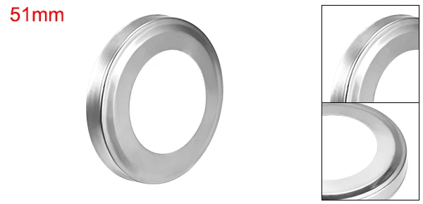 51mm Dia pcs Uxcell 1/2/4 шт. лестница перила 25/51/60/63 мм Диаметр Нержавеющая сталь поручень пластина опорная стойка крышка - Цвет: 51mm Dia pcs