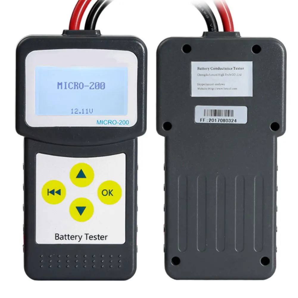 

Automotive Car Battery Tester Digital CCA Battery Analyzer 12V Diagnostic Tool J8 #3