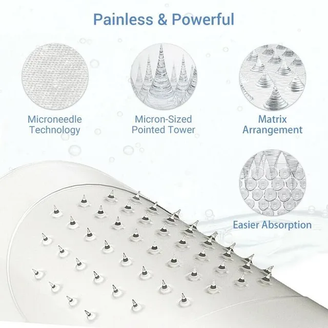 Micro Needle Eye Patch For Wrinkles Fine Lines Removal Pads Eye Microneedle Acids Eye Hyaluronic Tools