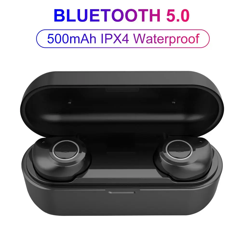 TWS V11 Bluetooth 5,0 наушники настоящие беспроводные наушники стерео Водонепроницаемая гарнитура с HD Micphone charing case PK i10 tws