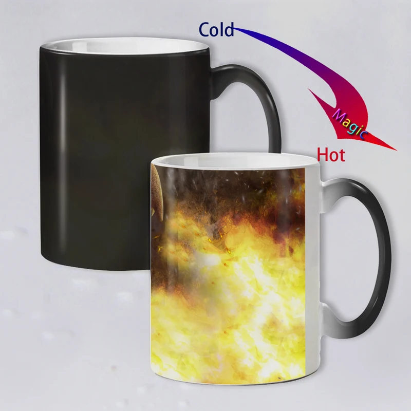 20 видов конструкций Игра престолов Термочувствительная, кофейная кружка керамическая Волшебная меняющая цвет чашки чая кружки Удивленный подарок