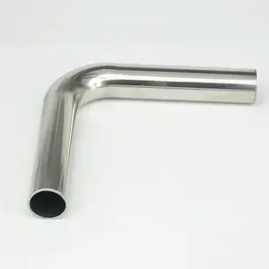 25mm 1" 304 Stainless Steel Sanitary Weld 90 Deg Elbow Fitting Straight Tube 100mm Homebrew