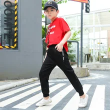 Le tong leawin детская одежда из вельвета, для мальчика, стиль гимнастическое брюки корейский-Стиль повседневные штаны для детей, для больших мальчиков хлопоковые трикотажные брюки