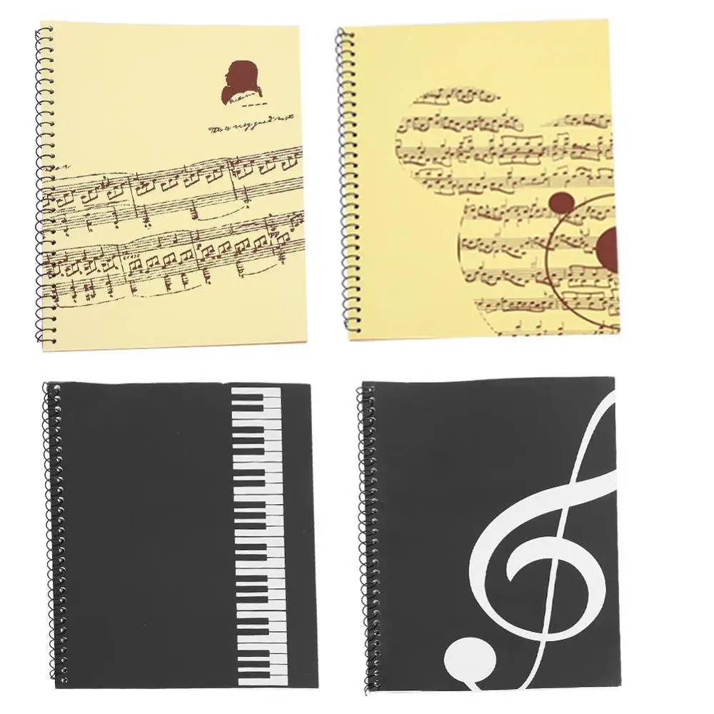 Yellow Bear 50Pages Musical Notation Staff Notebook Music Writing Paper 