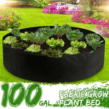 

15-100 Gallons Fabric Grow Bags Breathable Felt Fabric Pots Planter Root Container Plant Garden Grow Bag for Plants Nursery Pot