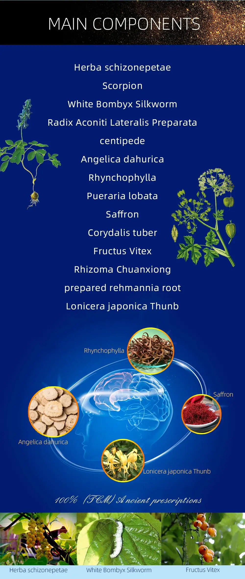 Pharmer White Bombyx капсула экстракции шелкопряда, адъювант лечения периферических нервов, лечение периферической нейропатии, 50 шт