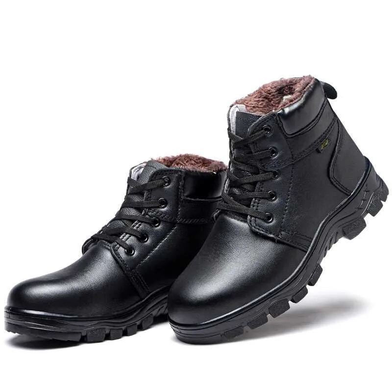 black safety boots mens