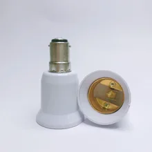 1 шт. BA15D к E27 адаптер конверсионная розетка высокое качество Материал огнестойкий материал B15 к E27 разъем адаптер держатель лампы