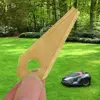 18PCS 49*19*1MM Robot Mower Replacement Blade Anti-rust Durable Mower Cutter for Bosch Indego Easy to install 6