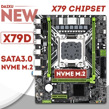 

X79 motherboard LGA2011 M ATX USB3.0 PCI-E NVME M.2 SSD support REG ECC memory and Xeon E5 processor M.2