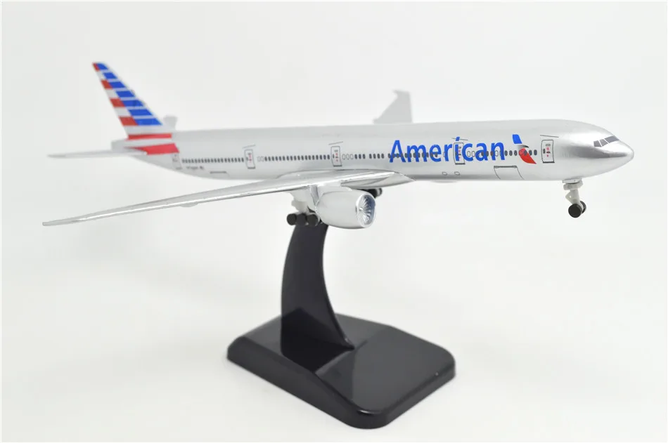 Династия Тан(TM) 1:400 стандартное издание Боинг B777 новая американская авиакомпания металлическая модель самолета Игрушечная модель самолета