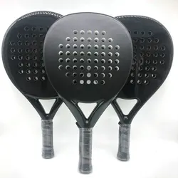 In Stock Adult Professional Padel Tennis Racquet Racket Full Carbon Fiber Dunlop Beach Paddle Tennis With Cover 2021 New