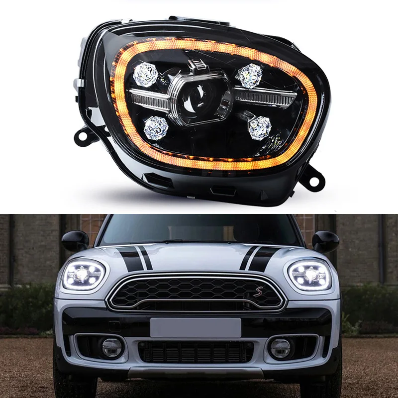 Автомобильный Стайлинг для BMW MINI Countryman фар 2017 2019 Mini F60 фары двойной объектив