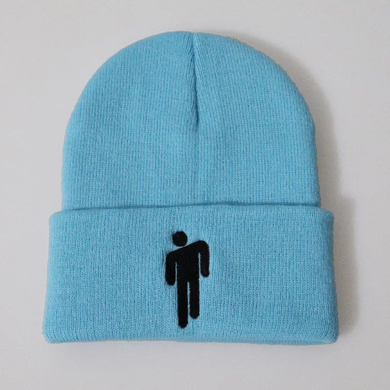Trendy Women Beanie Billie Eilish Embroidered FUC Knit Cap Wool Cap Hip Hop Knitted Beanie Cap Winter Hats for Men - Цвет: 13
