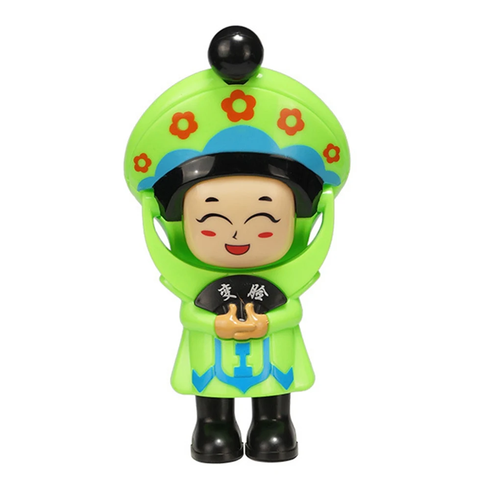 

Kids Mini Doll Toys Desktop Decoration Sichuan Opera Face Changing Doll Toys Kit DIY Educational Toys for Children Birthday Gift