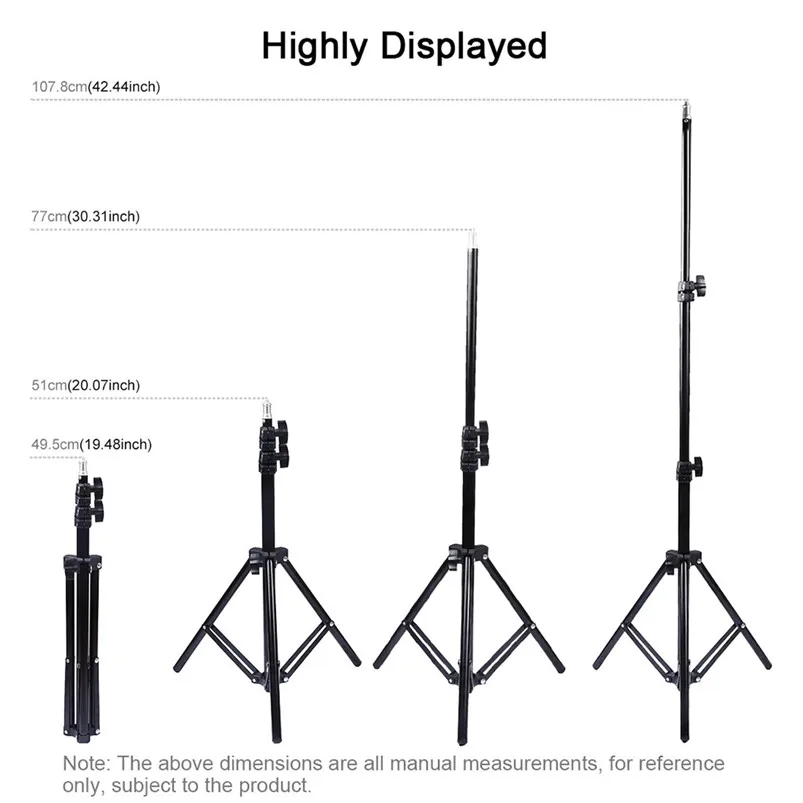 20LEDs Ring Light 7.6 Inch With Tripod Stand USB 3 Modes LED Light For Live Stream Make Up Light Lamparas 40AUG298