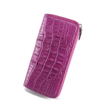 

Alligator Skin Women's Luxury Back Bone Purse Genuine Leather Trend Long Section Wallet High Quality Purses Fashion Clutch Bag