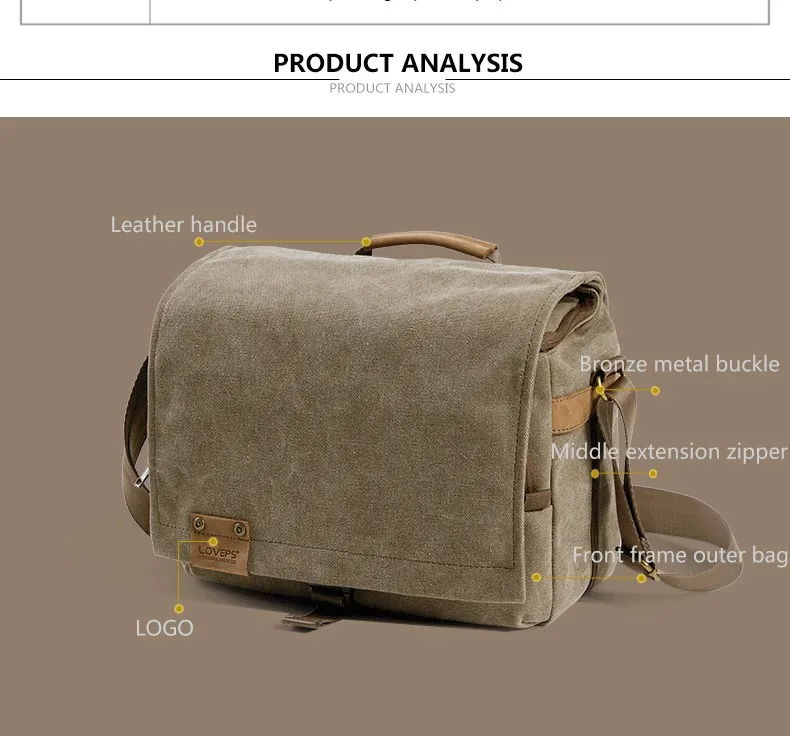 Camera bag fashion polyester shoulder bag camera box for Canon Nikon Sony lens bag waterproof photo bag