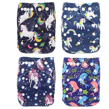 

Diaper Baby Cloth Diapers Ohbabyka fralda Adjustable Boy Girl Newborn Washable Pocket Diaper Cover Waterproof Reusable Nappies