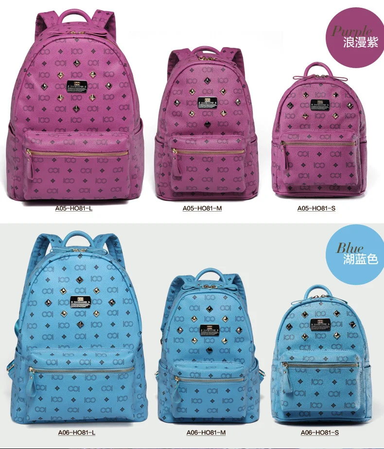 

Popular Brand Canvas Backpack Women's Korean-style Schoolbag Harajuku Ulzzang Casual Outdoor Travel Printed Backpack