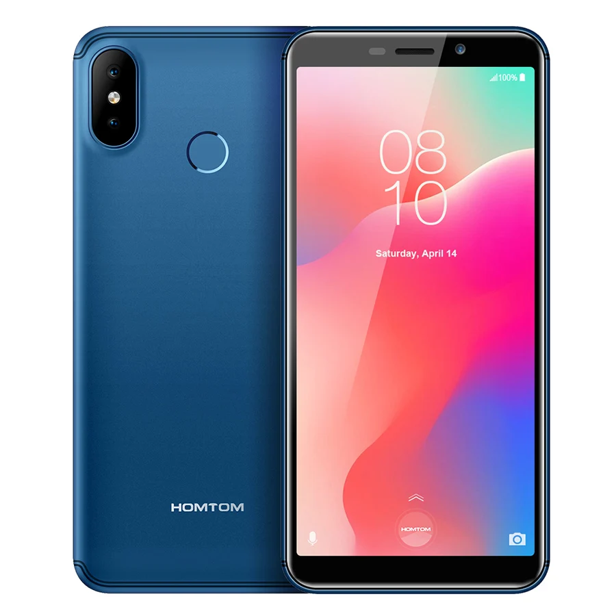 HOMTOM, C1, 5,5 дюймов, 18:9, мобильные телефоны, Android go, четыре ядра, отпечаток пальца, 1 ГБ ram, 16 ГБ rom, две sim-карты, 3000 мАч, OTA, смартфон