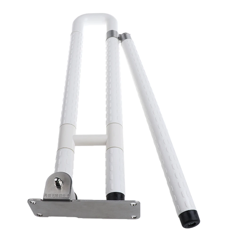 R Shape Folded Bath Safety Grab Handles Disabled Toliet Assistance Bars Handrial for Bathroom Elderly Patients Use