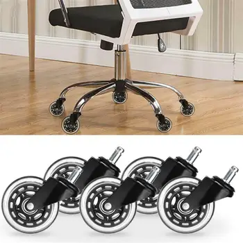 

5PCS 3 Inch Transparent Castor Furniture Castor Office Chair Wheel Universal Wheel