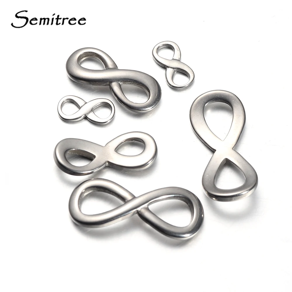 Semitree 5 шт. подвеска из нержавеющей стали на удачу для самостоятельного изготовления браслетов ювелирные