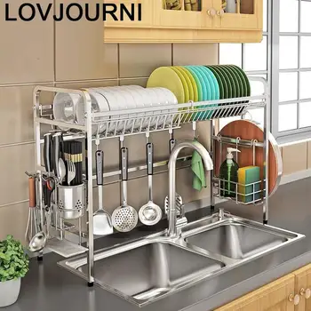 

Organizador De Organizer And Organization Afdruiprek Stainless Steel Cozinha Cocina Cuisine Mutfak Kitchen Storage Rack Holder