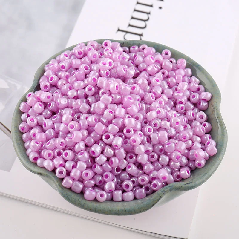 200pcs 4MM Czech Glass Seed Beads Fashion Charm DIY Bracelet Necklace Luggage Jewelry Clothing Decoration Handmade Jewelry