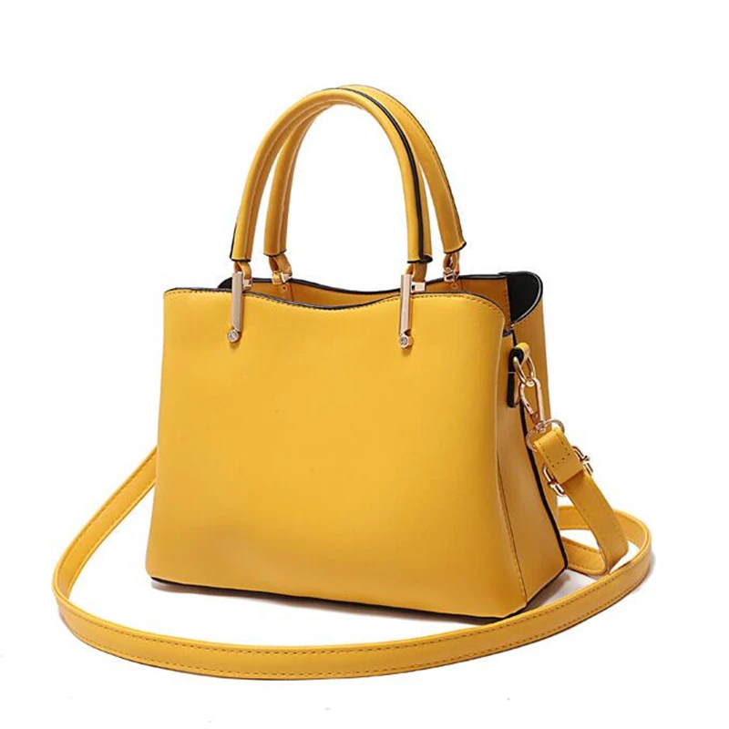 Элегантная повседневная женская сумка, однотонные Фирменные женские сумки с короткими ручками, дизайнерская женская сумка через плечо, ручная сумка Feminina